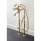 Kingston Brass CCK226K2 Freestanding Clawfoot Tub Faucet Package with Supply Line, Polished Brass CCK226K2 - alternate 5